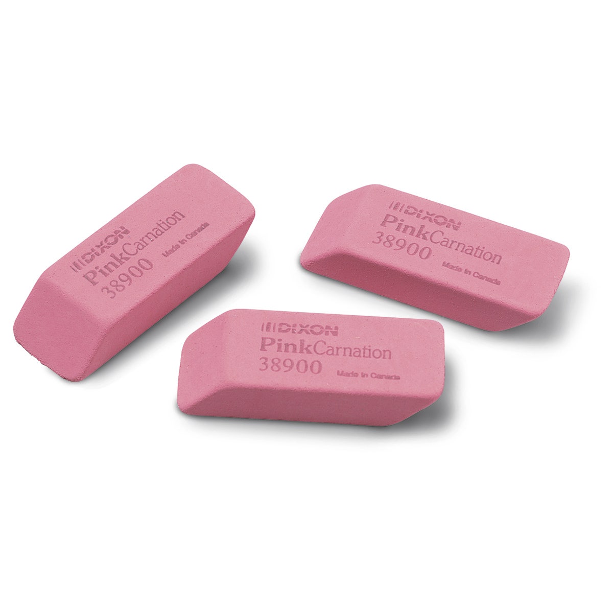 X00009714963-Dixon Pink Carnation Erasers