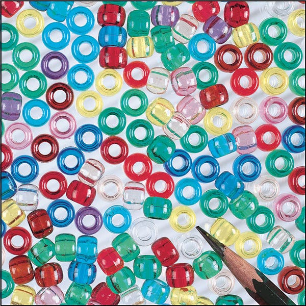 X00009714995-Pony Beads - 6 mm x 9 mm