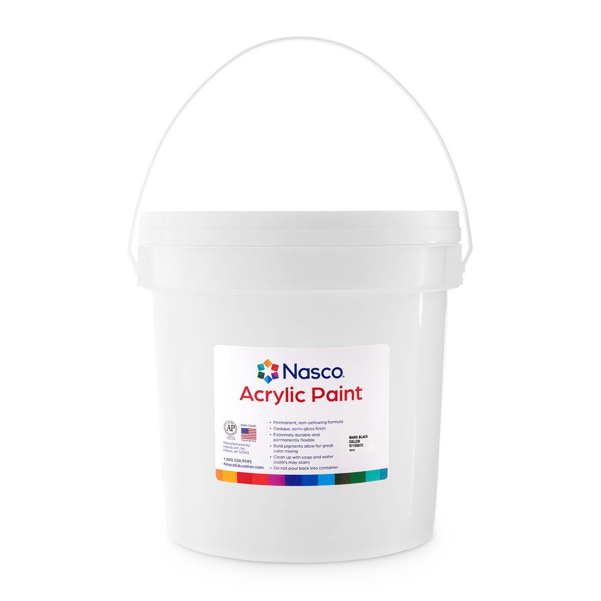 X00009715507-A-Nasco Acrylic Paint - 1-Gallon Pail