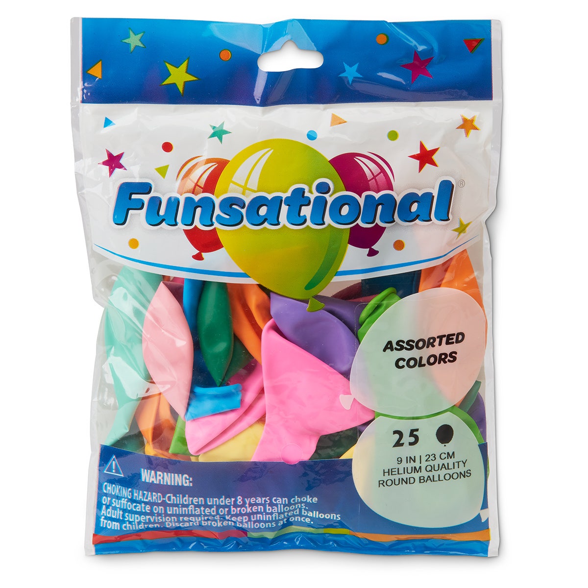 9715554-Balloons - Round - 9 in. - Pack of 25