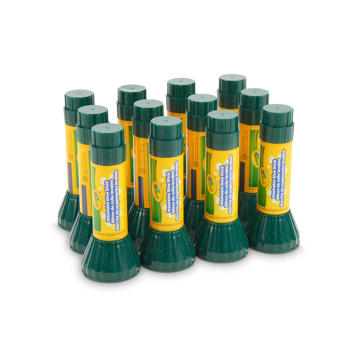 9716526-Crayola® 0.88-oz. Washable Glue Sticks - Box of 12