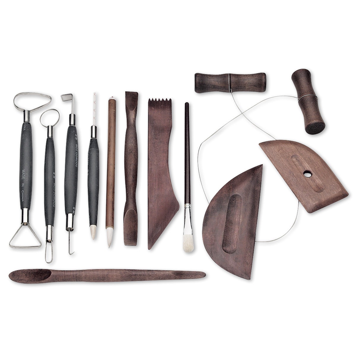 9716560-Deluxe Pottery Tools - Set of 12