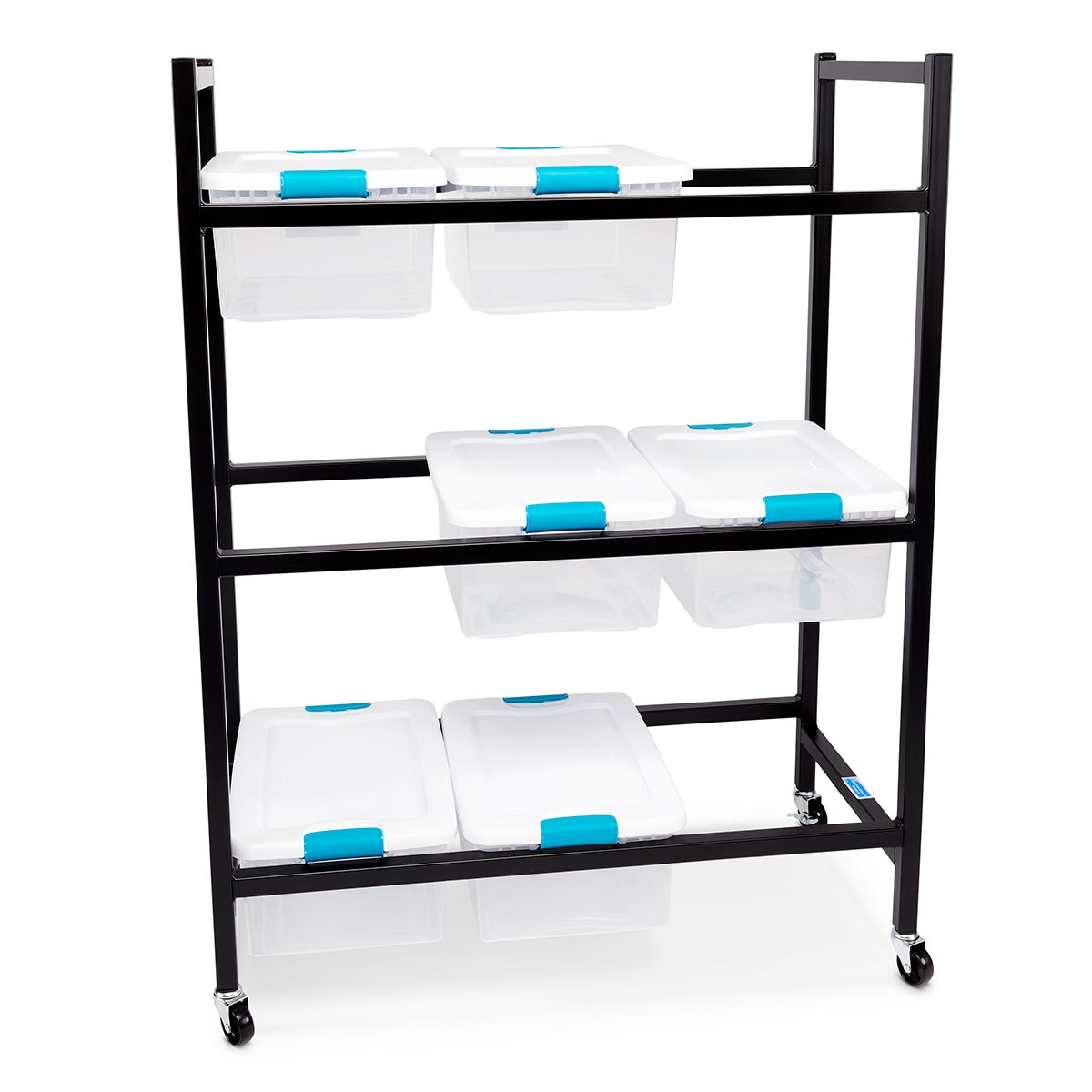 9716853-Storage Cart with 6 Bins