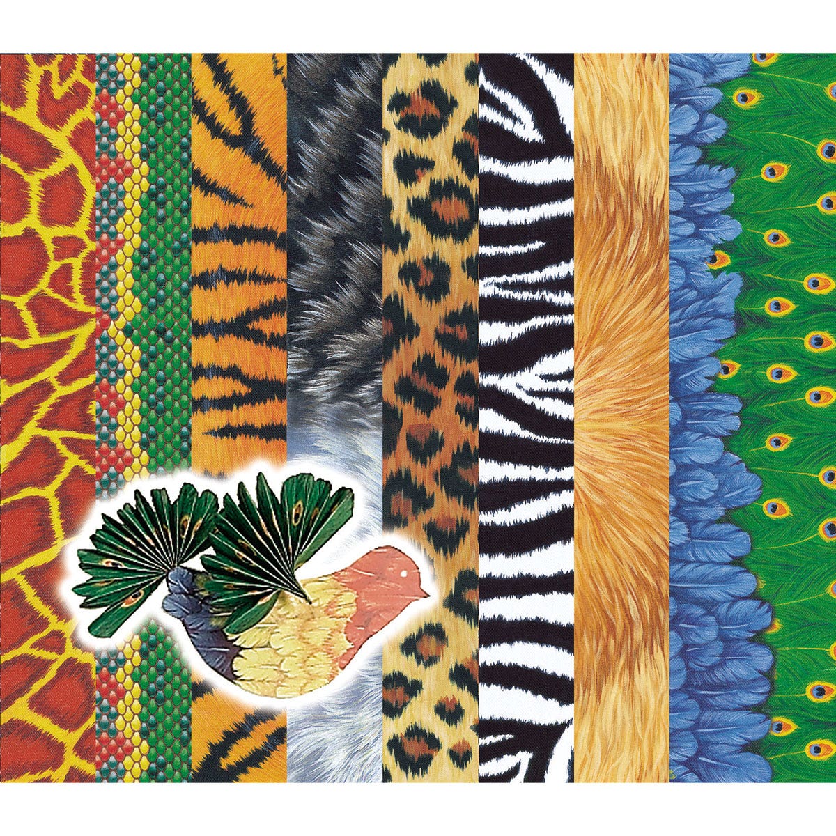 9717089-Roylco® Amazing Animal Paper™ - Pkg. of 40 - 8-1/2 in. x 11 in.