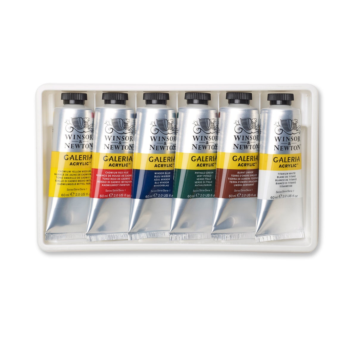 X00009717407-Winsor & Newton Galeria Acrylic Paint Set - 2-oz Tubes