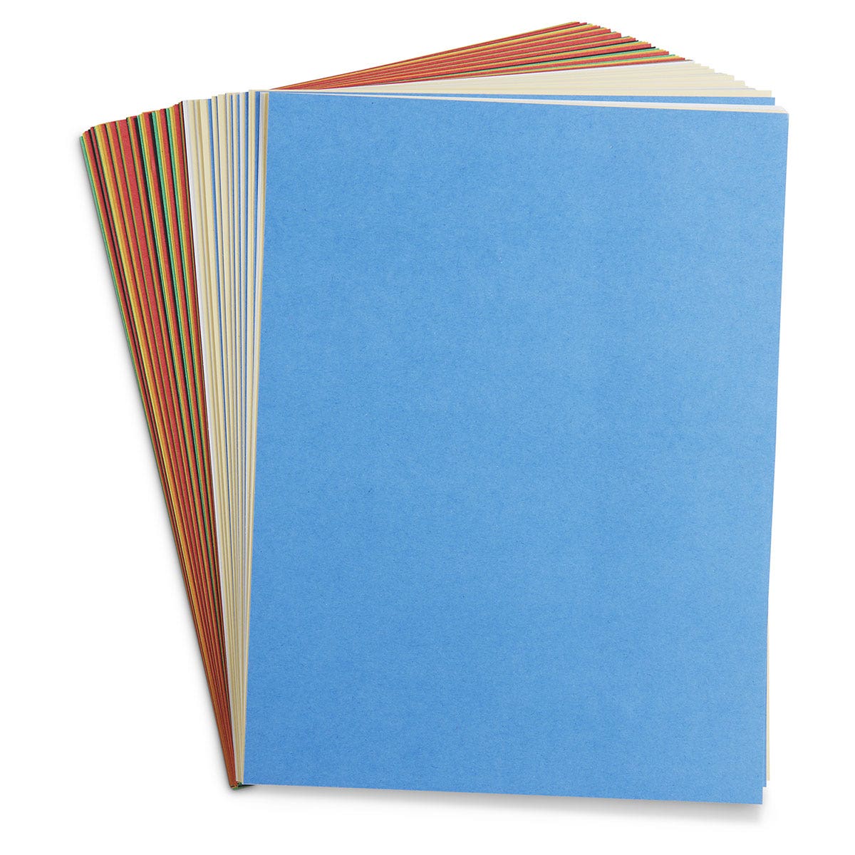 9717451-Colored Bristol Board - Pkg. of 100 - 9 in. x 12 in. - 90 lb.