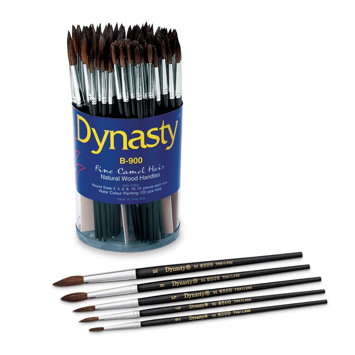 9717899-B-900 Dynasty® Watercolor Assortment - 120 Brushes