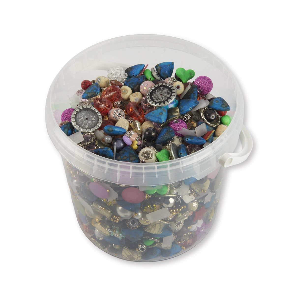 9718093-Nasco Bucket O’ Beads and Charms