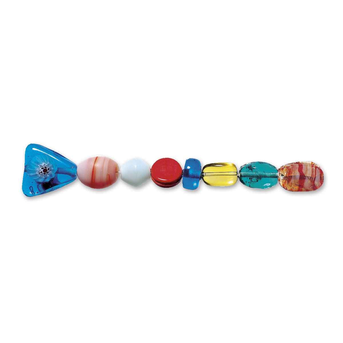 X00009718666-Mixed India Glass Beads - 12-oz. Pkg.