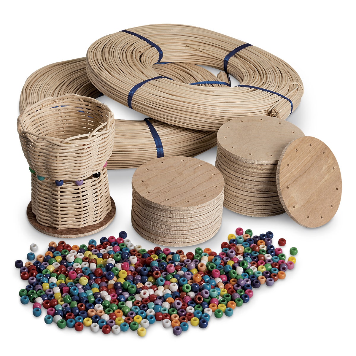 9719958-Classroom Basketry Project Group Kit - 25 Baskets