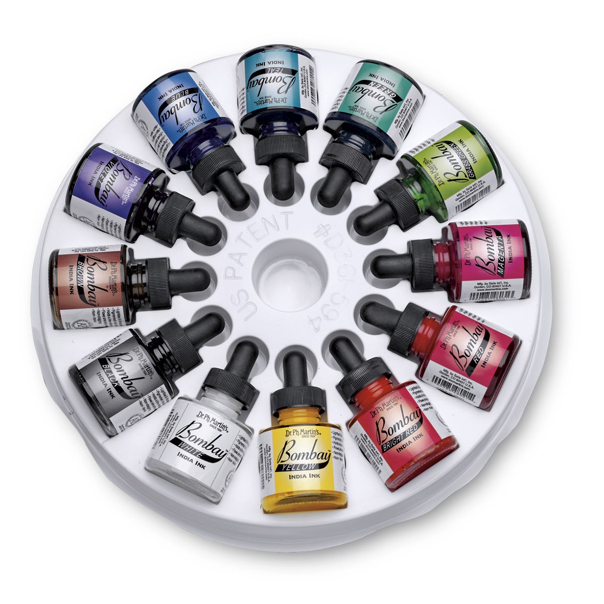 9720345-Dr. Ph. Martin’s® Bombay India Ink - 12-Color Set