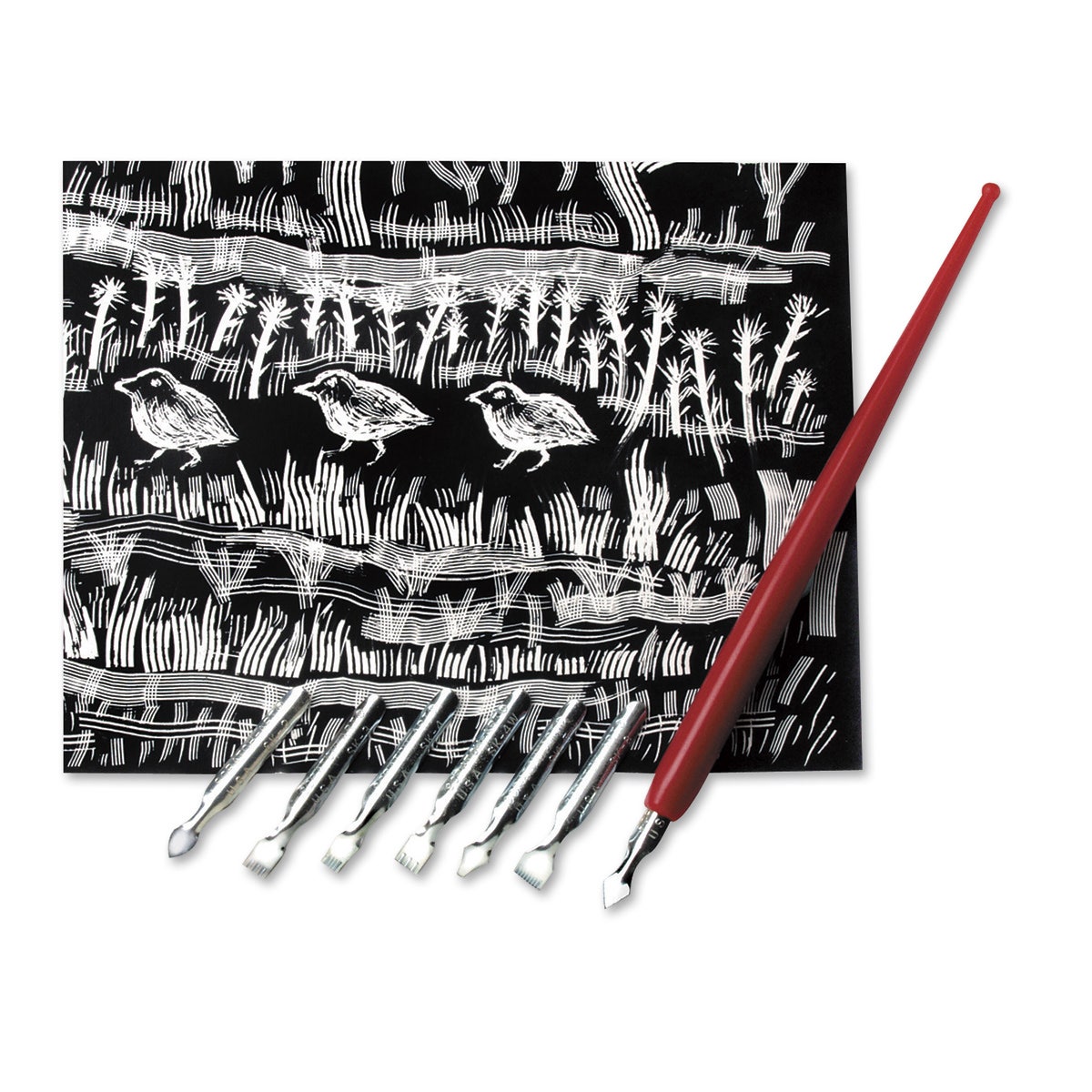 9720371-Scratch-Art® Scratch Tools - 8 pc. Set