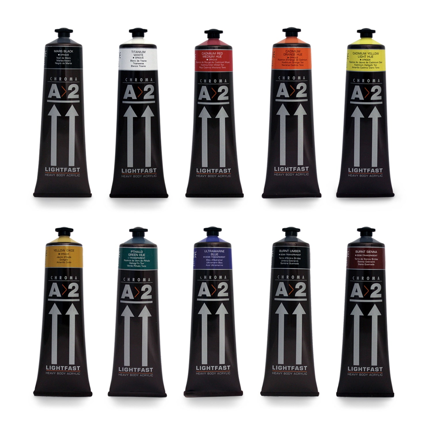 X00009720493-Chroma® A>2 Lightfast Heavy Body Artist Acrylic Paints