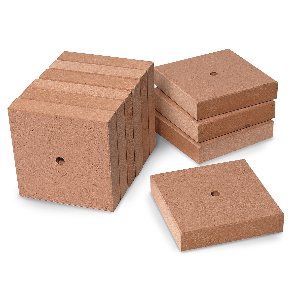 9720994-Wood Bases - Pkg. of 10