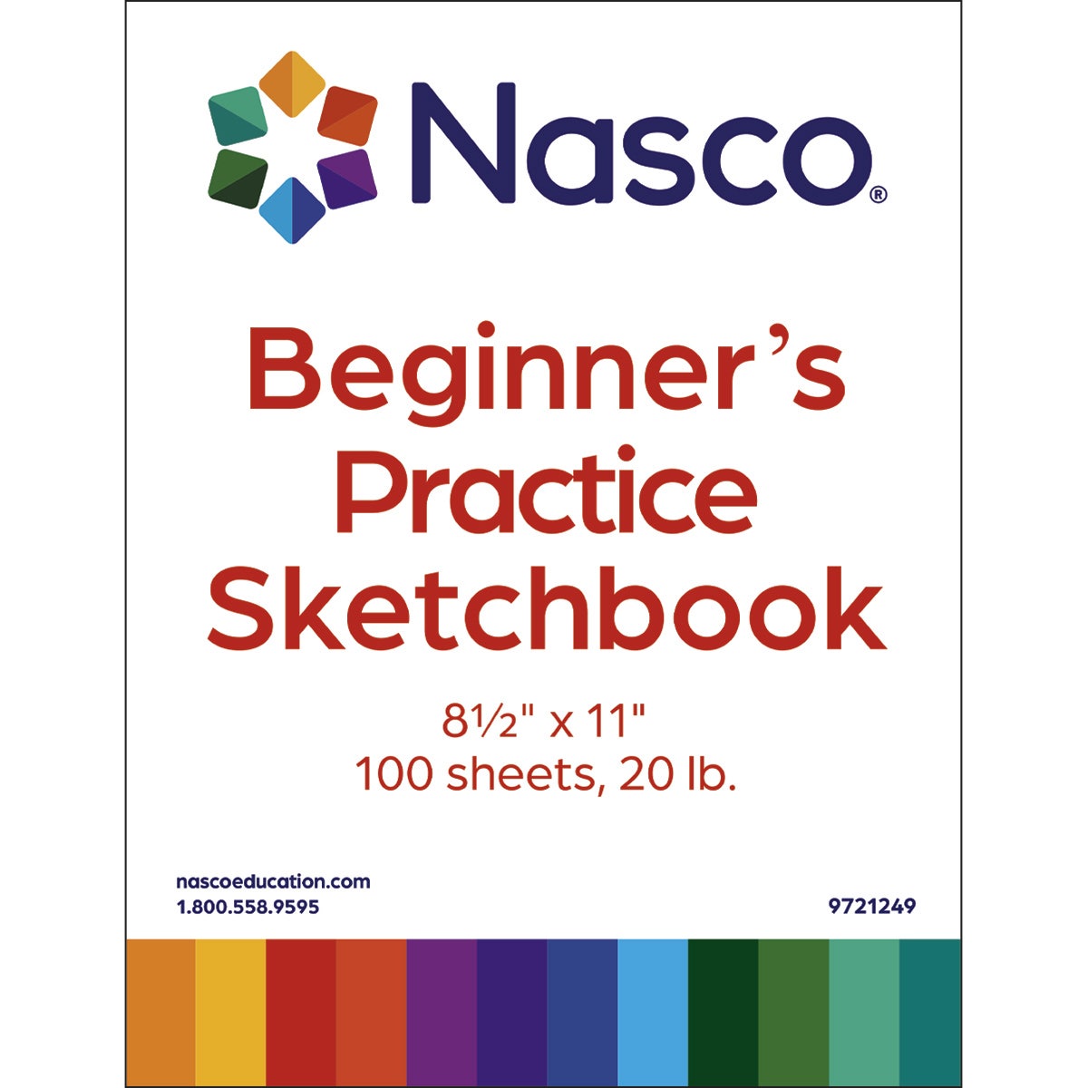 X00009721249-Nasco Beginners Practice Sketchbook