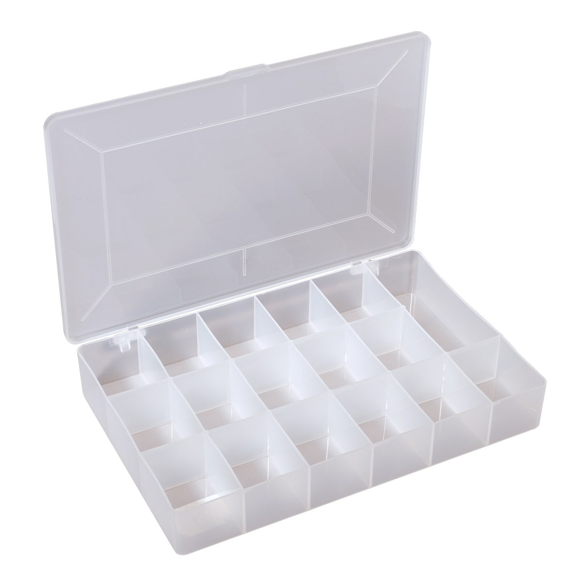 9721278-17-Bin Bead Storage Box - 10-3/4 in. W x 7 in. L x 1-1/2 in. H