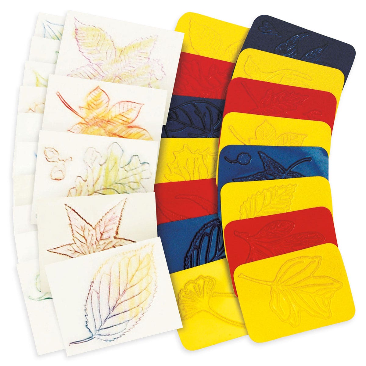 X00009721439-Roylco Nature Rubbing Plates - Set of 16