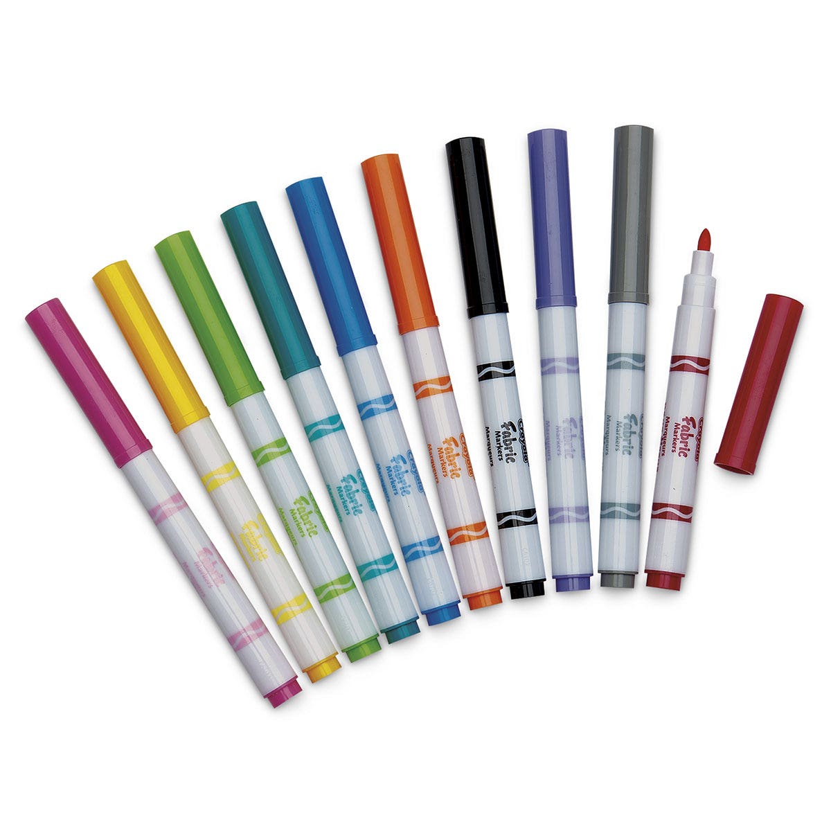 9722288-Crayola® Fabric Markers - Set of 10