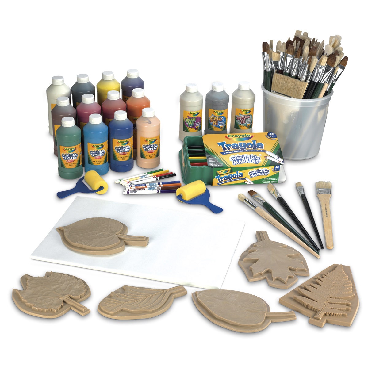 9722535-Nasco Giant-Size Leaf Stamp Set
