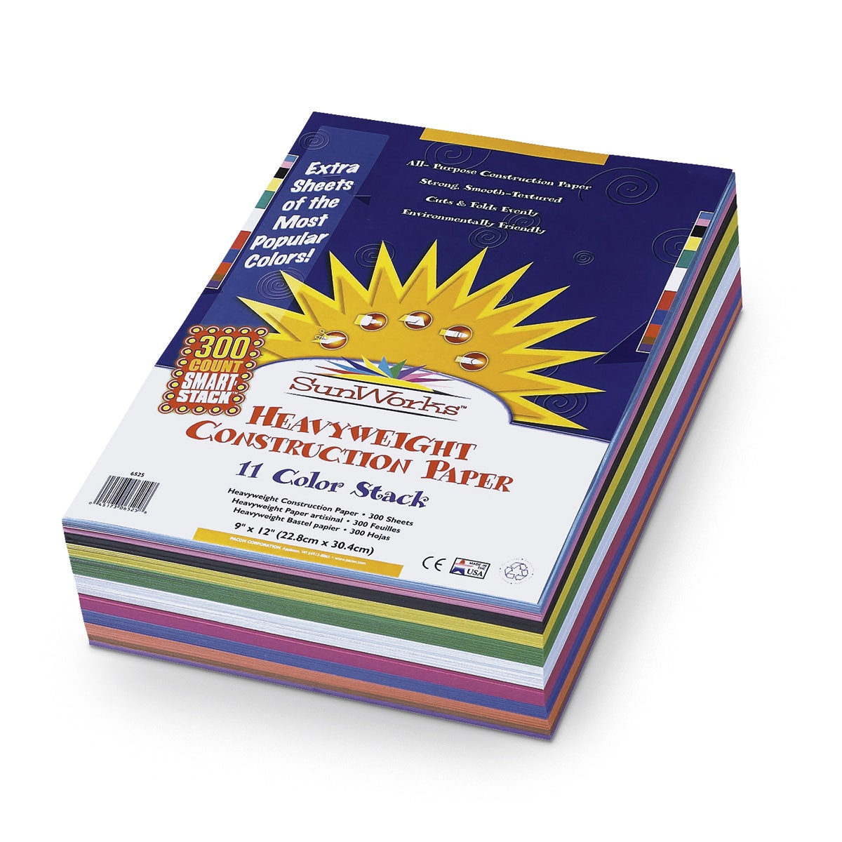 X00009723665-Pacon SunWorks Construction Paper Smart-Stack