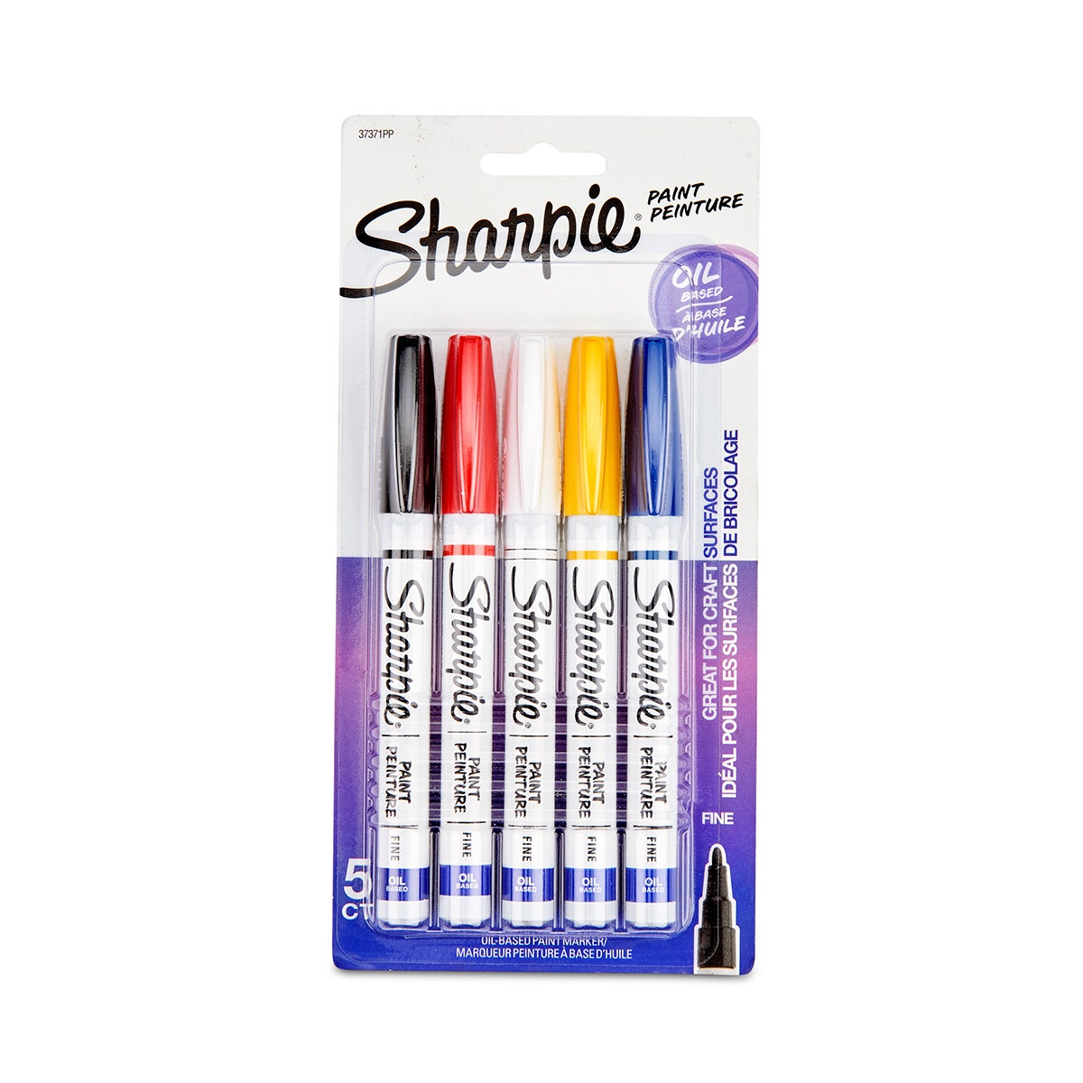 9723939-Sharpie® Oil-Based Paint Markers – Fine-Point Set of 5