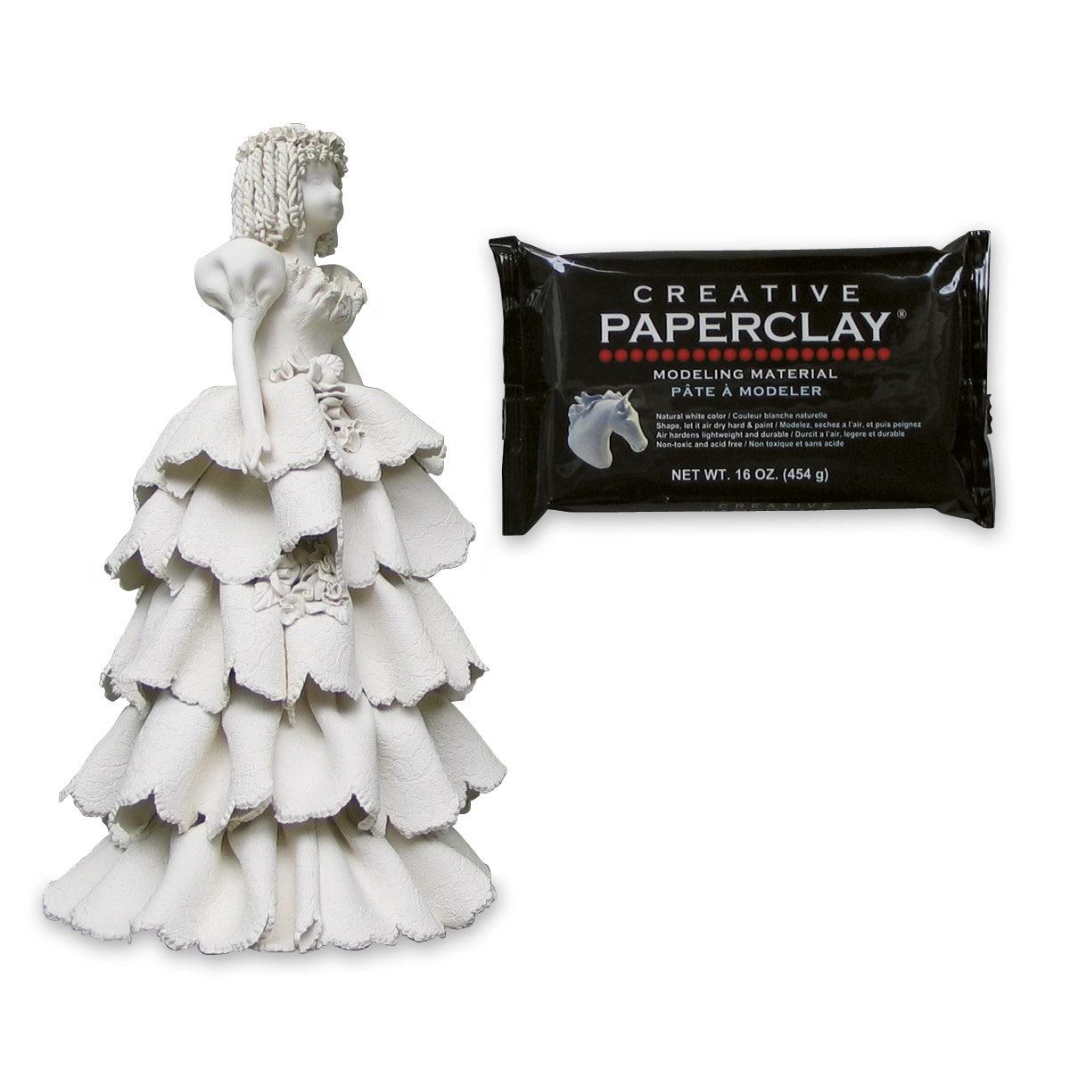 9724508-Creative Paperclay Modeling Material - 1-lb. Pkg.