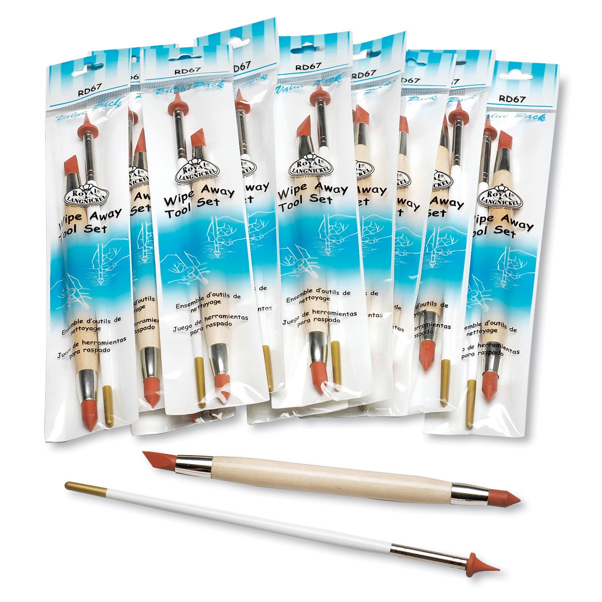9725168-Royal Brush® Wipe Away Tools - Set of 24