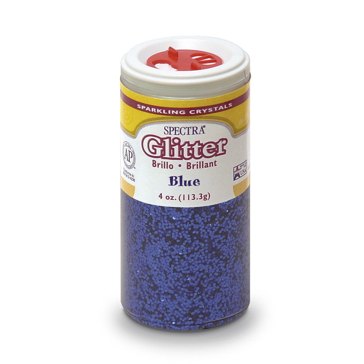 9725379(F)-Pacon® Spectra® Sparkling Crystals Glitter - Blue - 4-oz. Jar