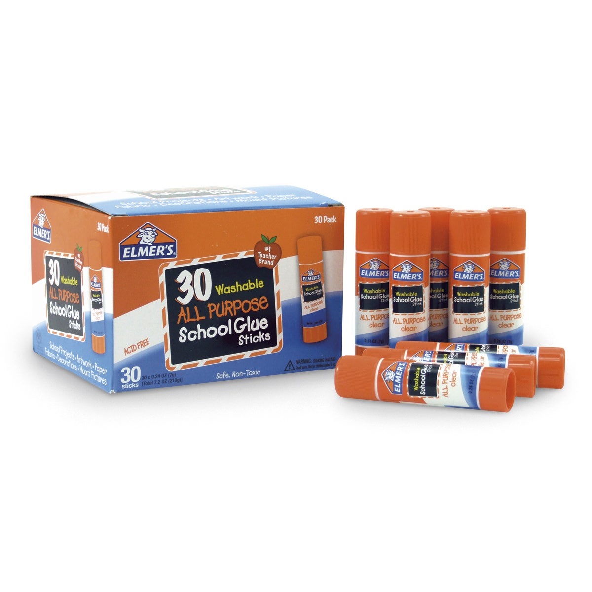 X00009725433-Elmer's® Washable School Glue Sticks Classroom Packs