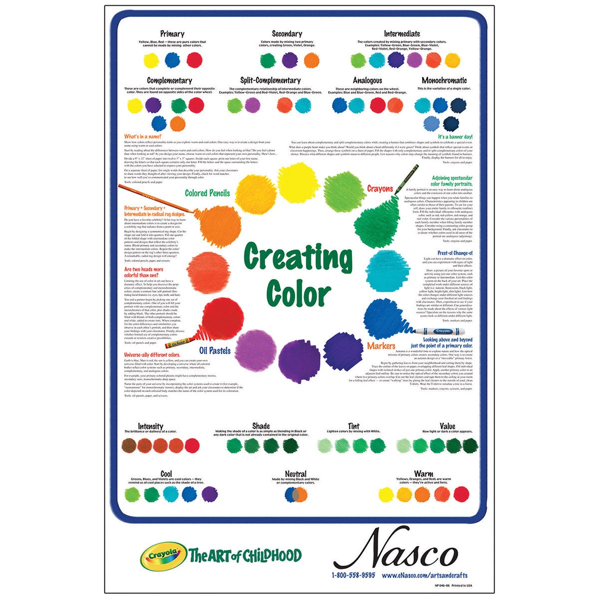 9725752-Crayola® Creating Color Nasco Exclusive Poster