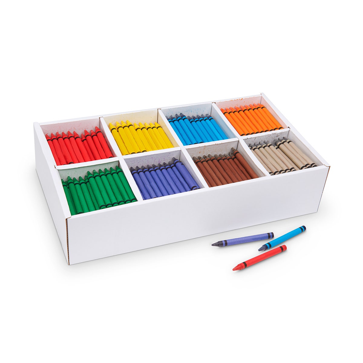 9725783-Nasco Crayons, Classroom Set - Pkg. of 800