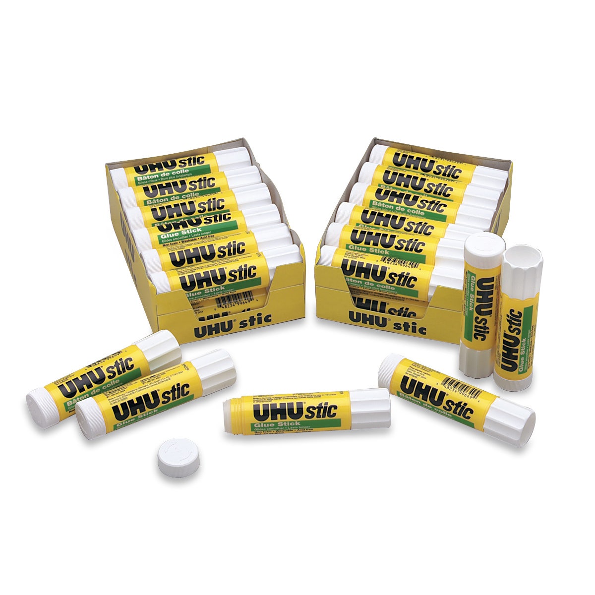 9725921-UHU® Clear Glu-Stic - 0.74 oz. - Pkg. of 30