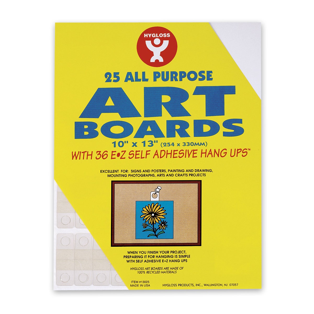 9726100-Art Boards - 10 in. x 13 in. - Pkg. of 25