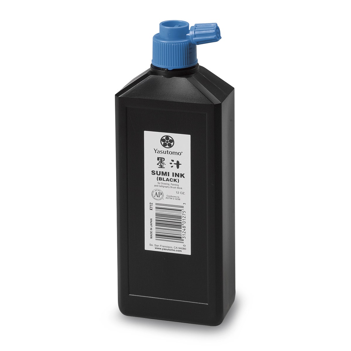 9726375-Yasutomo® Liquid Sumi Ink (Bokuju) - 12-oz. Bottle
