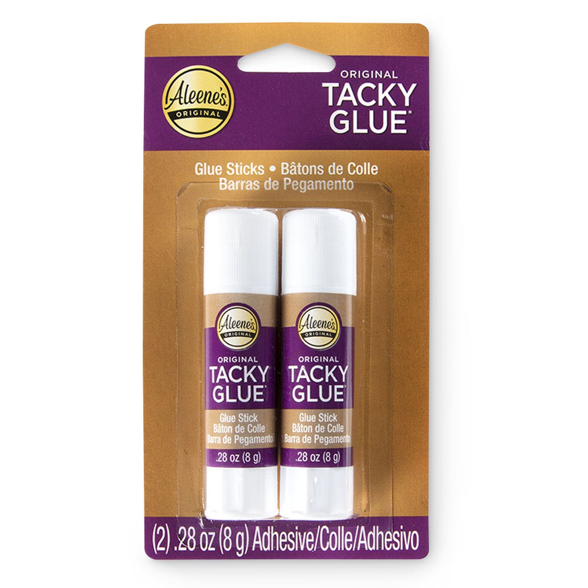 9726500-Aleene's® Tacky Glue® Pack of 2 Sticks - 0.28-oz. Stick