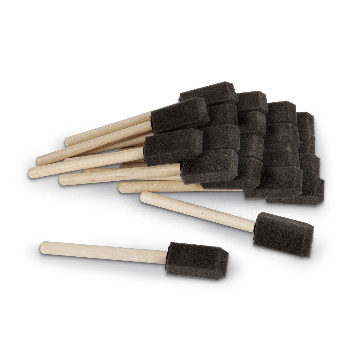 9726599-1 in. Foam Brushes - Pack of 20
