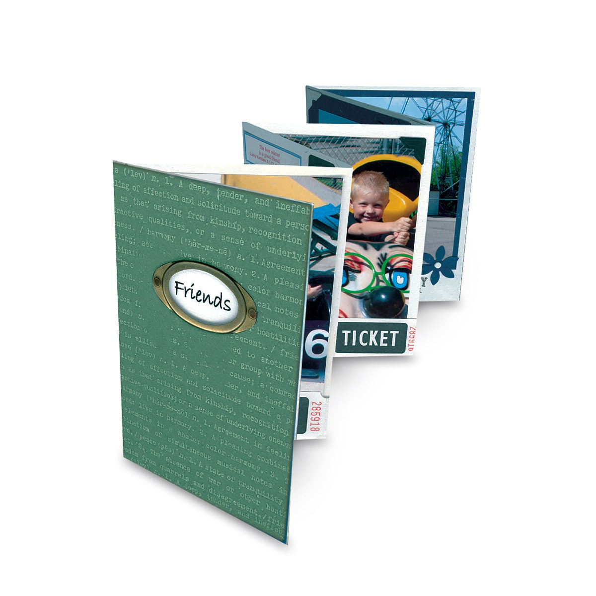 9727084-Arnold Grummer’s® Accordion Fold Books - Set of 12 - 4-1/2 in. x 5-3/4 in.