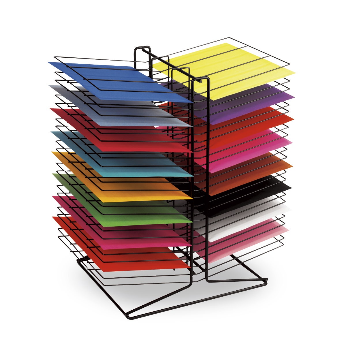 9727181-Tabletop 50-Shelf Drying and Storage Rack