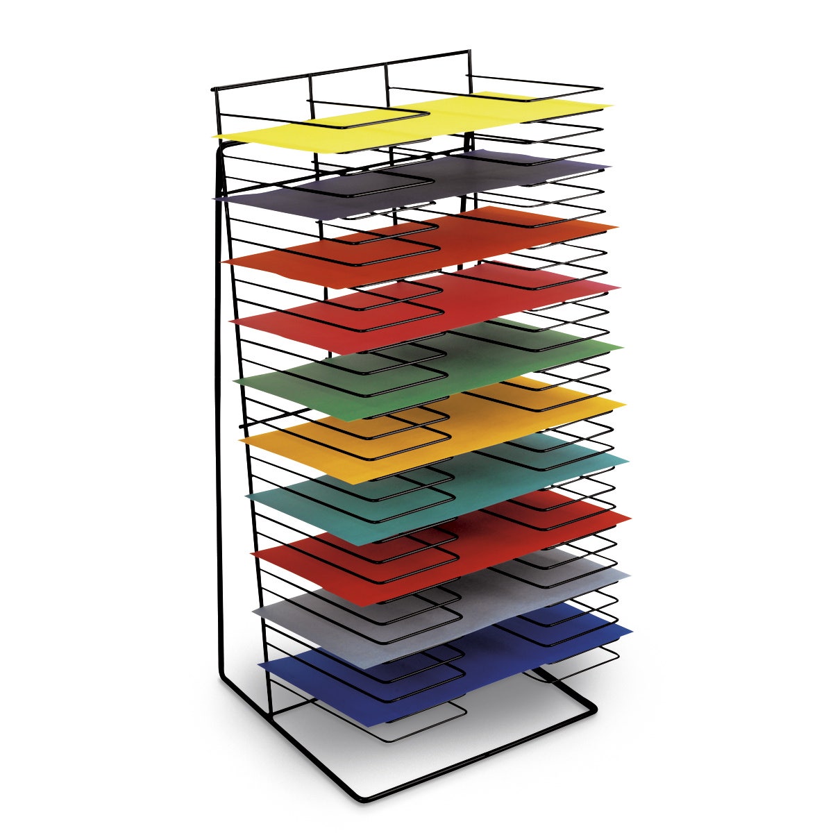 9727182-Tabletop 30-Shelf Drying and Storage Rack