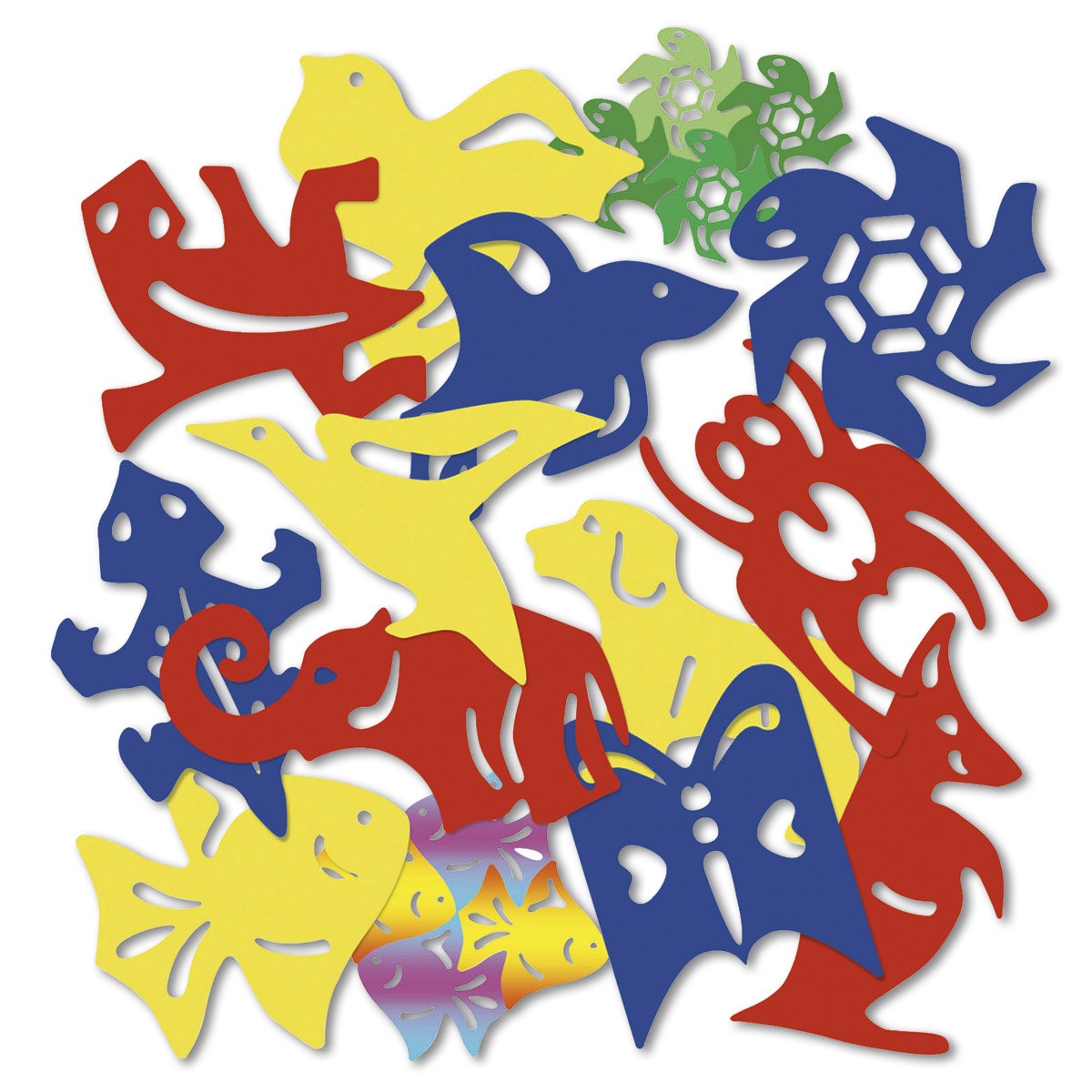9727936-Roylco® Tessellation Animal Templates - Set of 12
