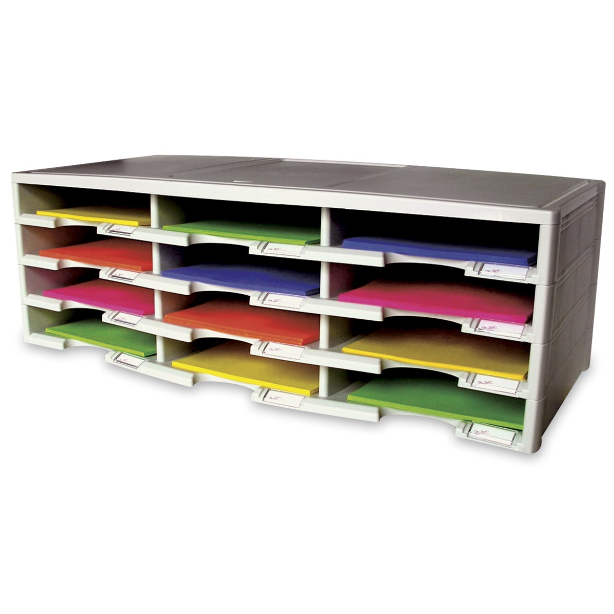 9727956-Storex 12-Compartment Storage System