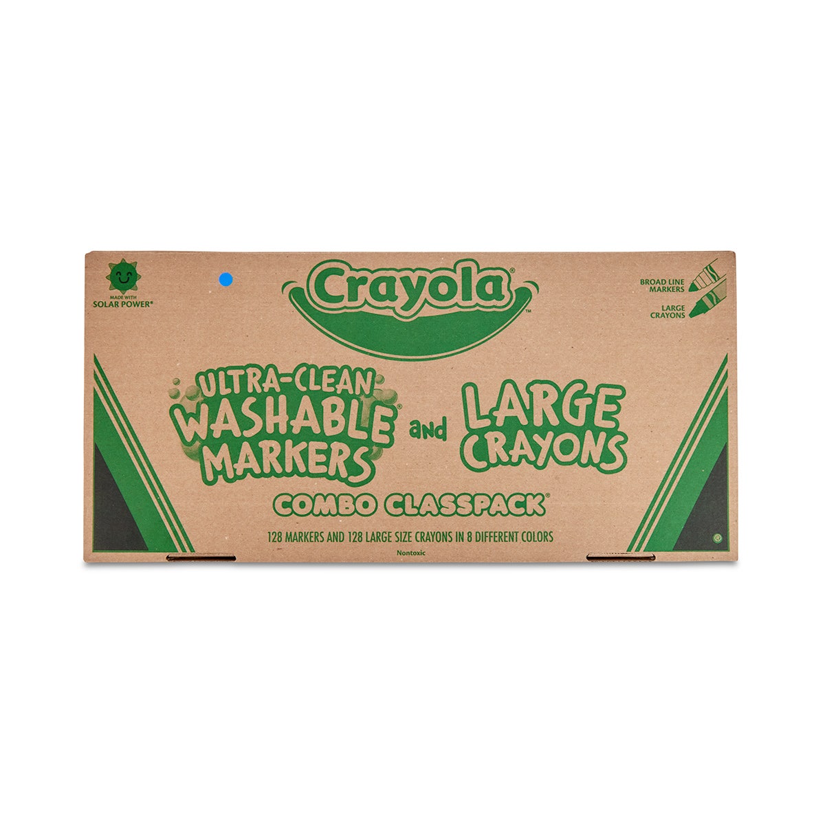 9728117-Crayola® Large-Size Crayon and Ultra-Clean Washable® Marker Classpack® - Pkg. of 256