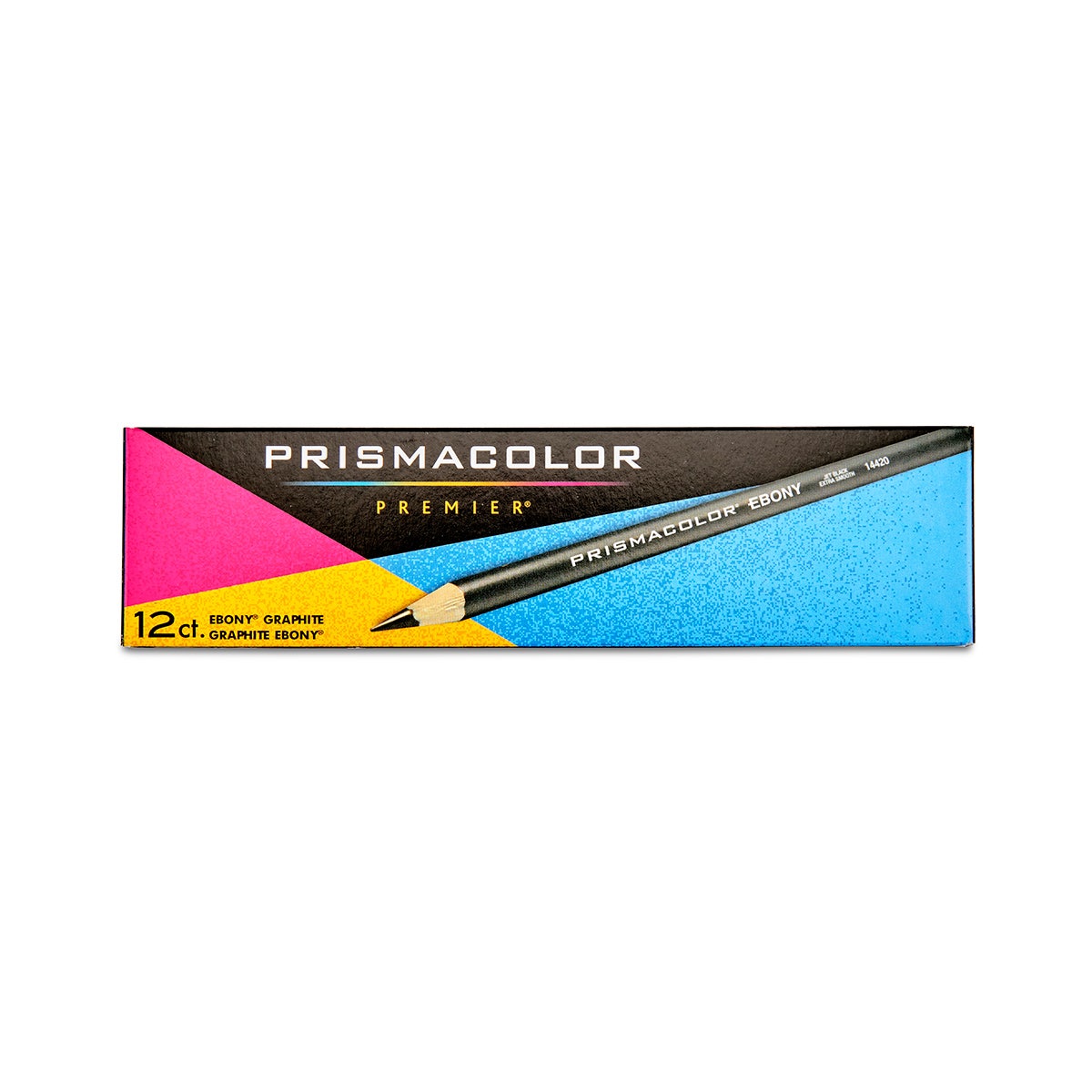 9728151-Prismacolor® Ebony Black Drawing Pencils - Box of 12