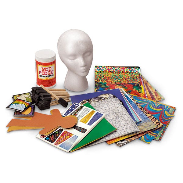 9728152-Nasco Mod Podge® Head Collage Classroom Kit