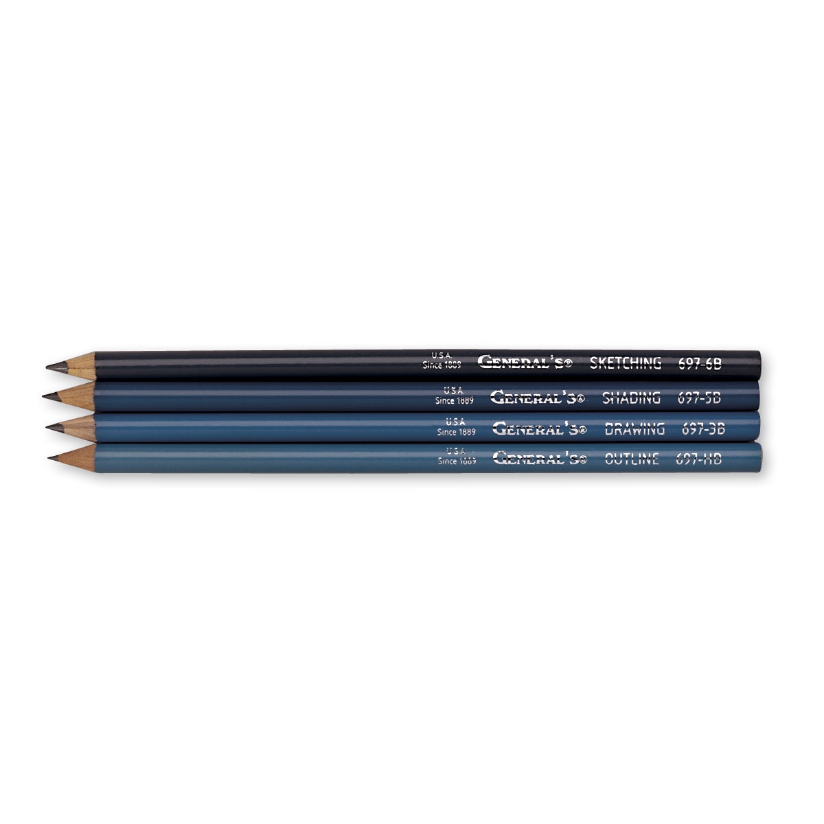 9728483-General’s® Drawing Pencils - Set of 4