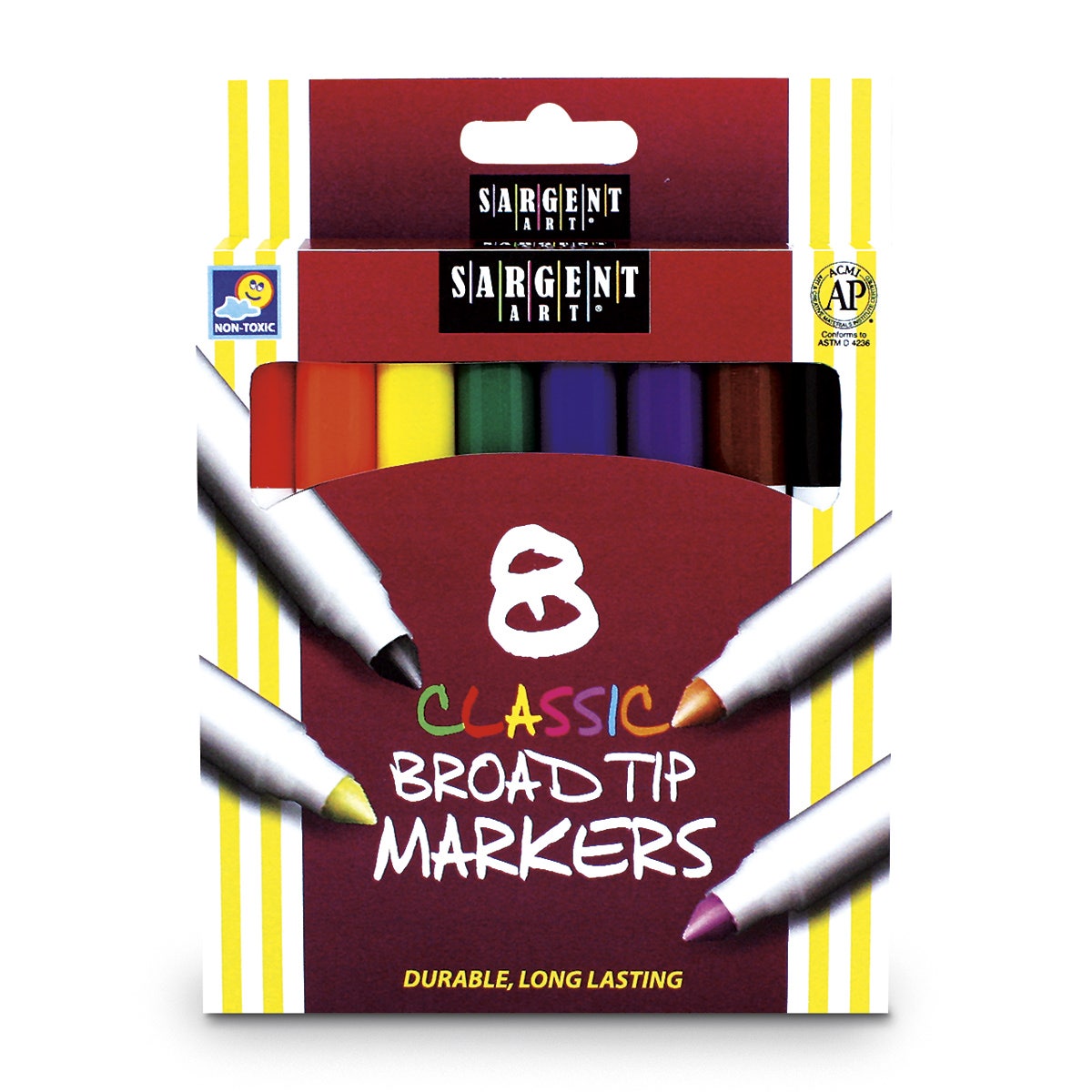 X00009728604-Sargent Art Classic Broad Tip Markers