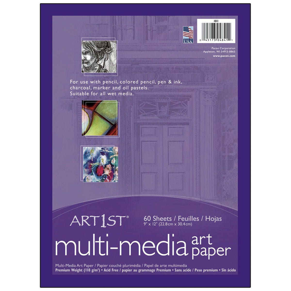 X00009728745-Pacon UCreate® Premium Multimedia Art Paper - 60 Sheets