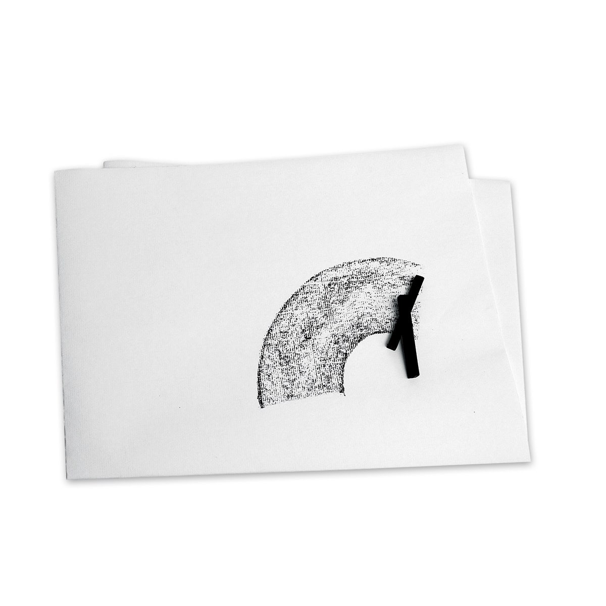 9729051-Jack Richeson® Laid White Charcoal Paper - Pkg. of 100 - 19 in. x 25 in. - 70 lb.