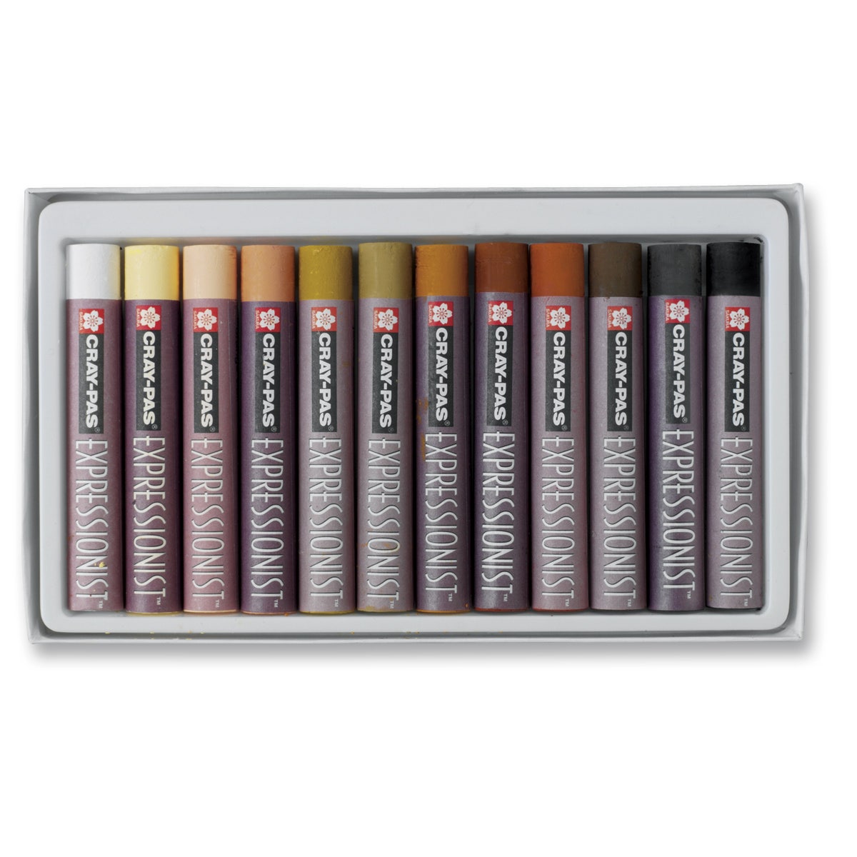 9729057-Sakura® Cray-Pas® Expressionist™ Oil Pastels Multicultural Set of 12