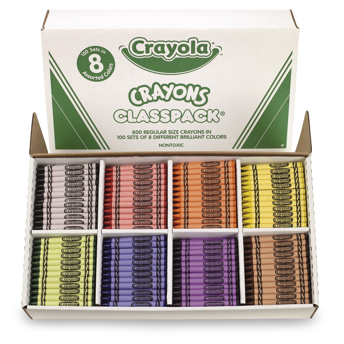 9729276-Crayola® Classic Color Crayons - Classpacks® of 800 - 8 Colors